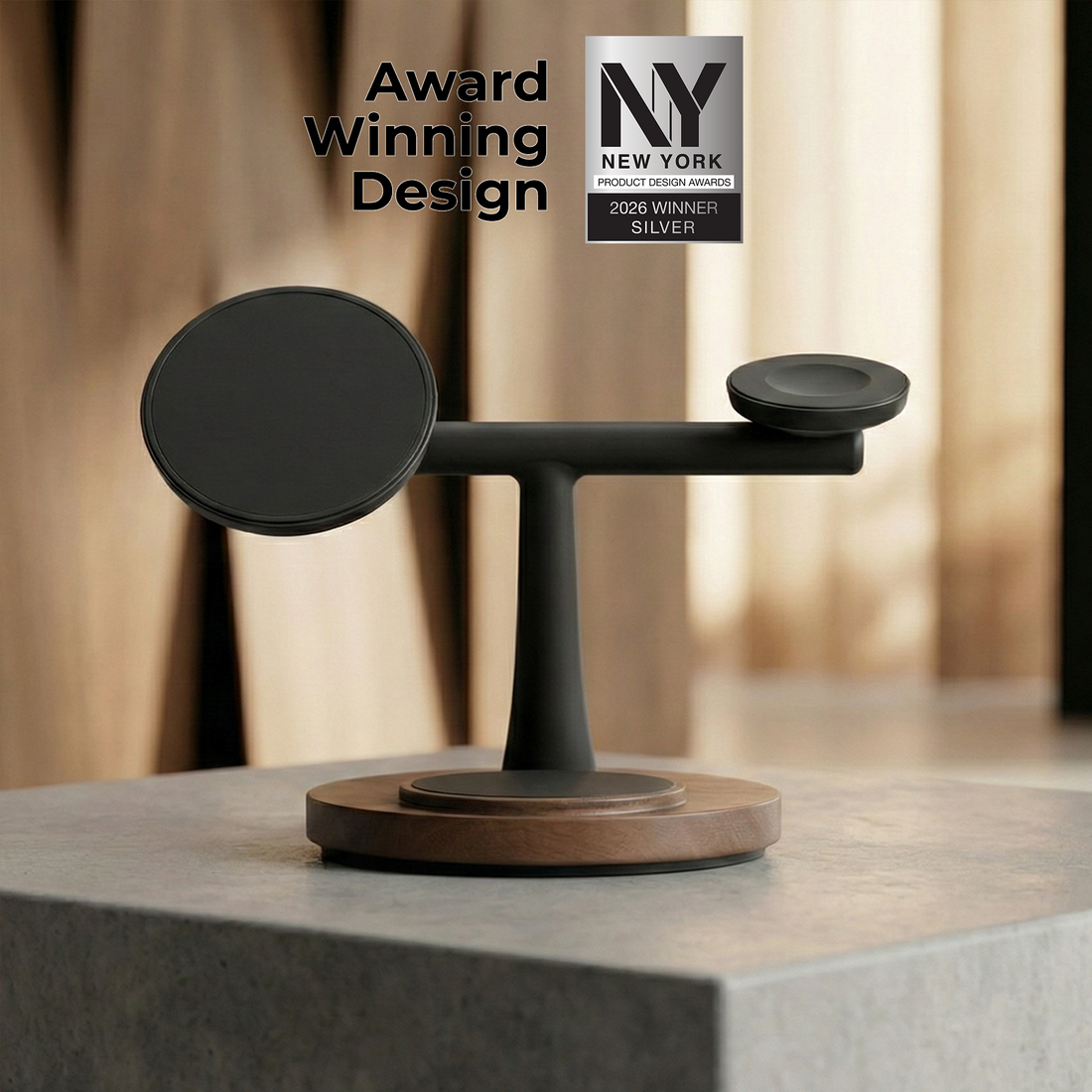 Futura Gear Inc. Wins Silver at the 2026 NY Product Design Awards for the Zenstand!