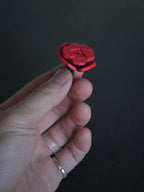 Quick-assemble Red Rose | 3D Printed Romantic Toy | Made by Handstand Park