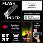 FlashFinder Key Finder | Compatible with Apple Find My | USB-C Rechargeable