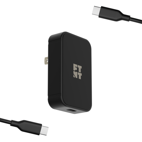 30W USB-C Compact Power Adapter | Powers iPhone, iPad & MacBook | North America Plug | Soft-touch USB-C Cable Included