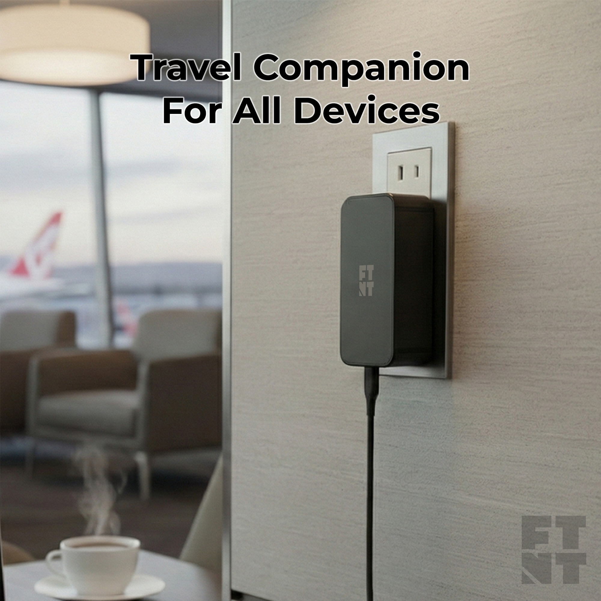 30W USB-C Compact Power Adapter (Soft-touch 1m/3ft USB-C Cable Included)