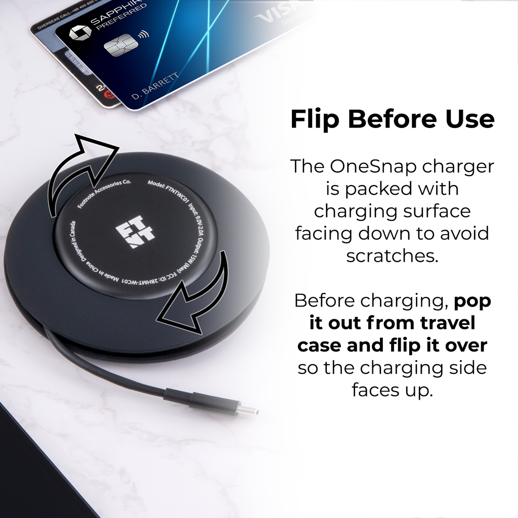 OneSnap Magnetic Wireless Charger (Compatible with MagSafe)
