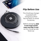 OneSnap Magnetic Wireless Charger (Compatible with MagSafe)