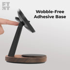 ZenStand 3-in-1 Genuine Wood Wireless Charger (MagSafe Compatible) Footnote Accessories Co.