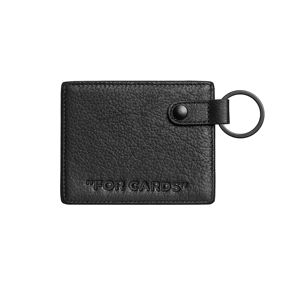 Black Vegan Leather Card Holder – Multi-Slot Slim Wallet for Bank & Transit Cards | by ROUGHCLOUD